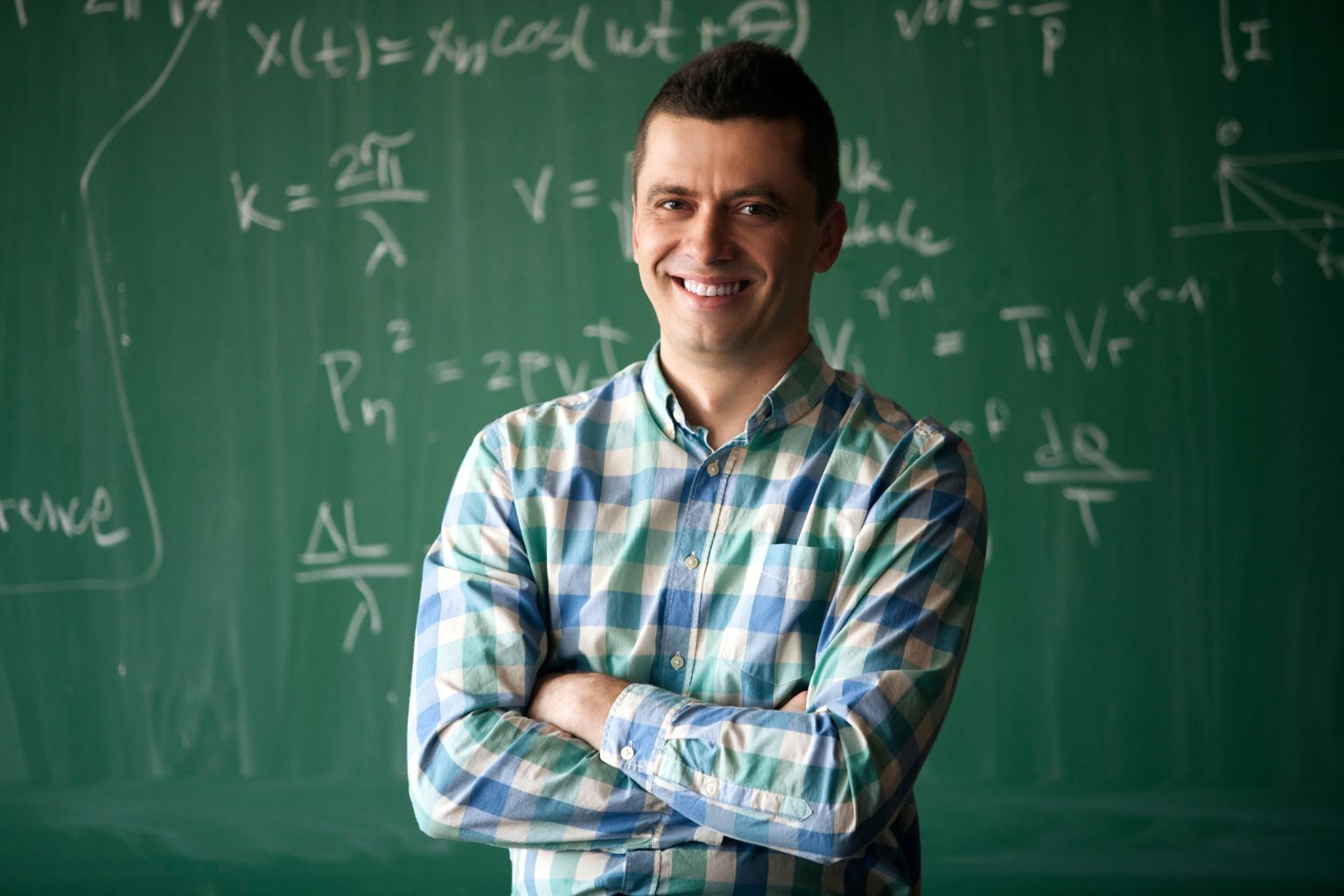 Teacher in classroom setting